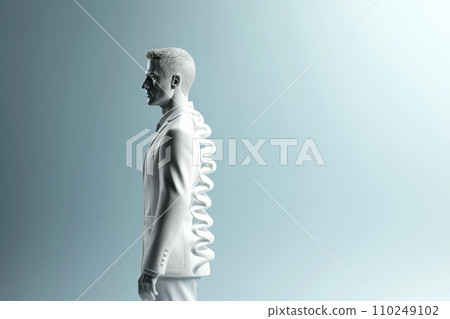 Abstract 3d human character health care concept,psychotherapy,doctor,disease treatment, Generative AI 110249102