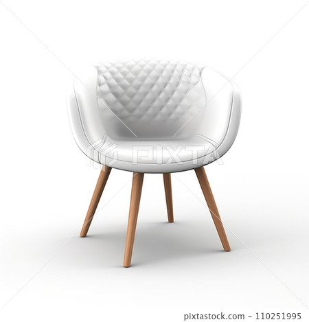 Modern minimalistic chair isolated on white background. Furniture concept. Modern minimalistic chair isolated on white background. Furniture concept. 110251995