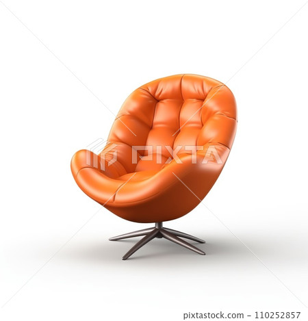 Modern minimalistic chair isolated on white background. Furniture concept. 110252857