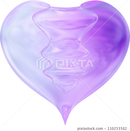 Lavender Melted Heart Art Lavender Melted Heart Art 110253582