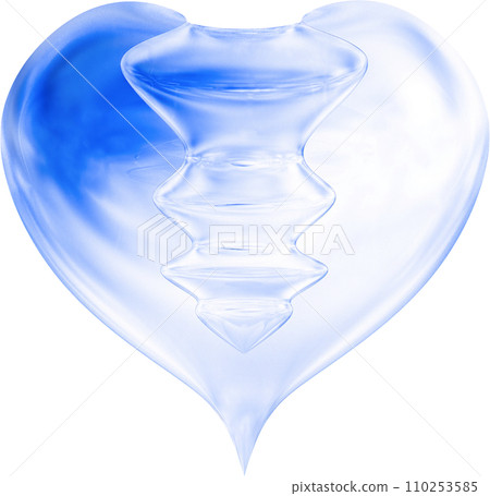 Blue Ice Heart Melt Blue Ice Heart Melt 110253585