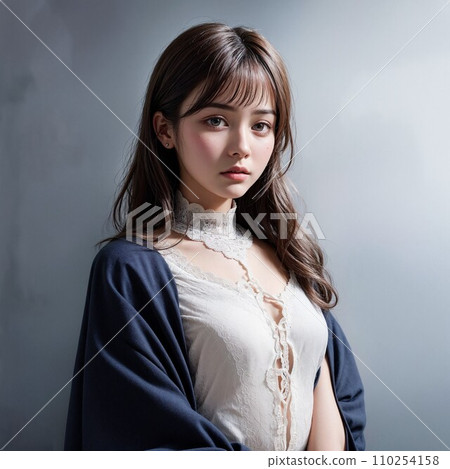 Woman in one piece (AI image) Woman in one piece (AI image) 110254158