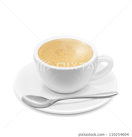 歐蕾咖啡插畫真實 110254604