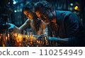 AI-generated content. Doctor scientists in coats in chemical laboratory portrait 110254949