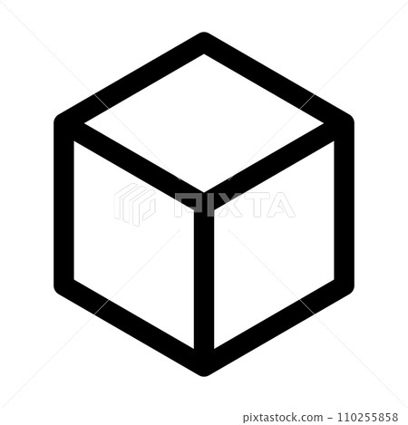 方糖圖標。向量。 110255858