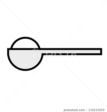 Tea spoon icon. spoon and sugar. vector. 110255859