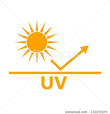 Reflecting ultraviolet light icon. UV. vector. 110255874