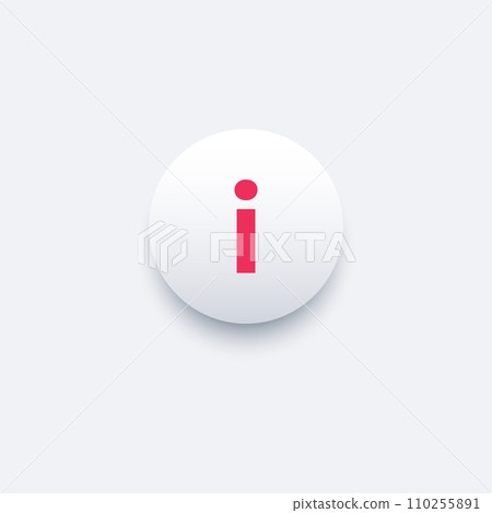 Information button icon vector. Info and Faq icon symbol illustration. Stock vector illustration isolated on white background. Information button icon vector. Info and Faq icon symbol illustration. Stock vector illustration isolated on white background. 110255891