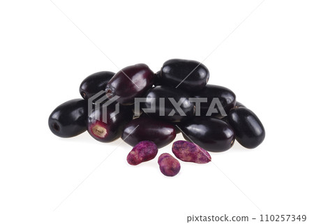 jambolan fruits on white background 110257349