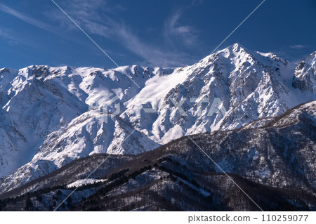 [長野縣] 冬天的北阿爾卑斯山/白馬村 110259077