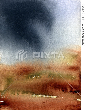 Semi abstract minimalistic watercolor impression painting. Loose abstract watercolor landscapes in a playful and intuitive way. Original drawing, ready for print. For home, office decor. Semi abstract minimalistic watercolor impression painting. Loose abstract watercolor landscapes in a playful and intuitive way. Original drawing, ready for print. For home, office decor. 110259843