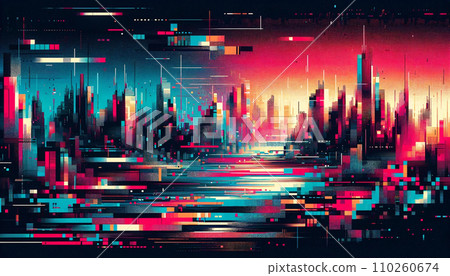 digital noise texture 110260674