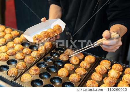 美味章魚燒的照片 美味章魚燒的照片 110260910