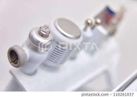 Attachments for anti-aging procedures for facial skin care in beauty clinic Attachments for anti-aging procedures for facial skin care in beauty clinic 110261037