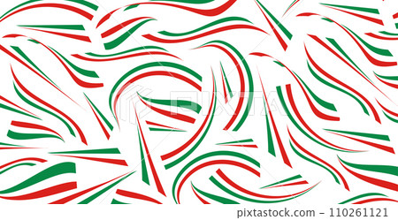 Italian flag textured background.  pattern. vector illustration icons set 110261121