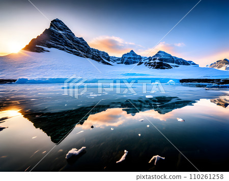 Antarctica: sharp detailed highquality focus. 110261258