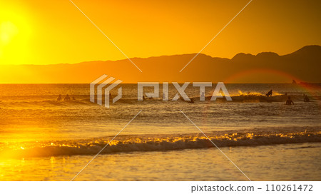 Sea and sunset in Shonan Sea and sunset in Shonan 110261472