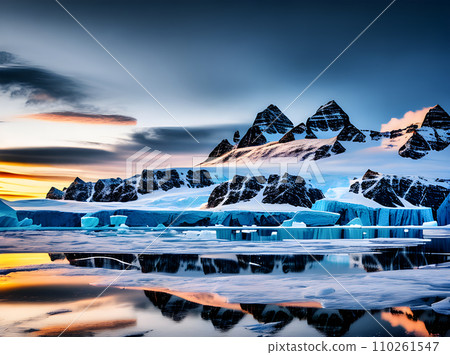 Antarctica: focused detailed high quality. Antarctica: focused detailed high quality. 110261547
