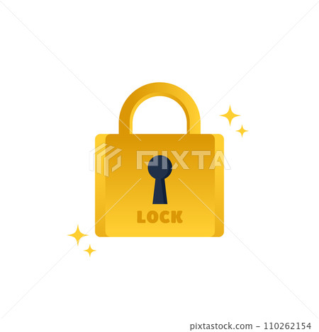 簡單的掛鎖圖（LOCK） 110262154