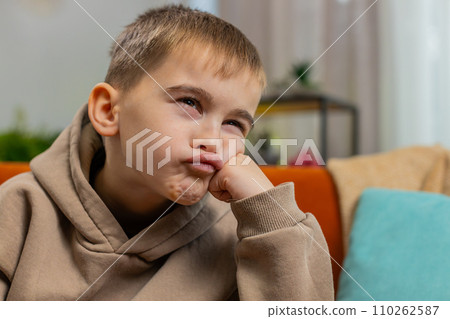 Teen boy at home suffers from unfair situation problem, break up, depressed, feeling bad, burnout Teen boy at home suffers from unfair situation problem, break up, depressed, feeling bad, burnout 110262587