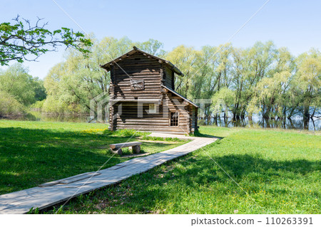 view of the Vitoslavlitsy Museum of Folk Wooden Architecture view of the Vitoslavlitsy Museum of Folk Wooden Architecture 110263391