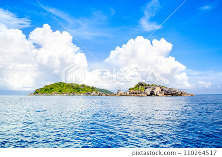 Beautiful panoramic tropical landscape of the Similan Islands, Thailand 110264517