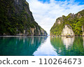 Beautiful tropical landscape of the Maya Bay in the Phi Phi Islands in Thailand 110264673