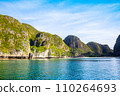 Beautiful tropical landscape of the Maya Bay in the Phi Phi Islands in Thailand 110264693