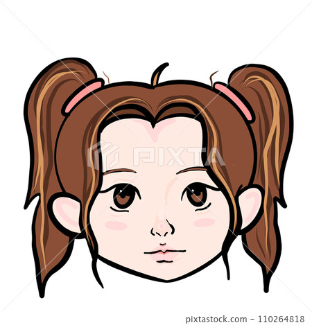 face of a woman girl face of a woman girl 110264818