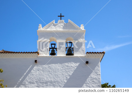 Belfry of a church, Yaiza, Lanzarote 110265149