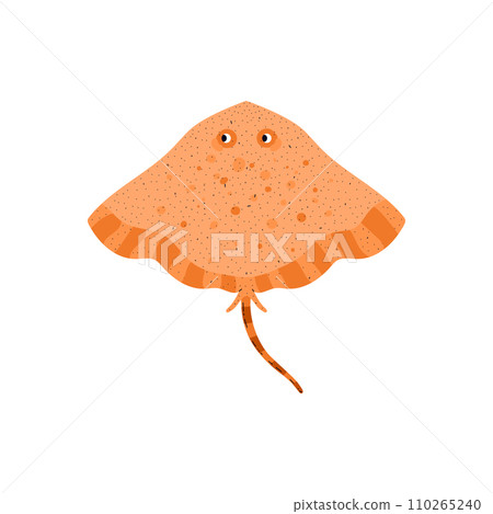Stingray butterfly top view. Stingray butterfly top view. 110265240