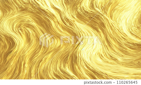 three-dimensional gold particle wave three-dimensional gold particle wave 110265645