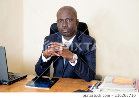 Young businessman at the office. Young businessman at the office. 110265710