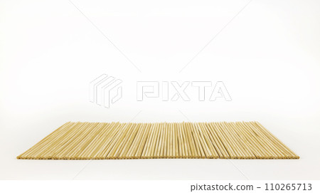 Bamboo background, bamboo stick mat, space for design. To showcase your products. Bamboo background, bamboo stick mat, space for design. To showcase your products. 110265713