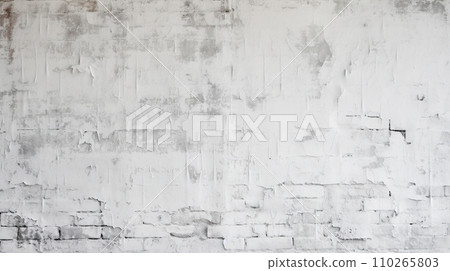 White brick wall texture background. Old grunge White brick wall texture background. Old grunge 110265803