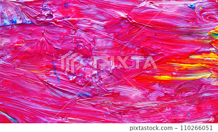 Abstract oil painting close-up 110266051