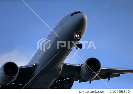 Passenger plane taking off and landing image Passenger plane taking off and landing image 110266230