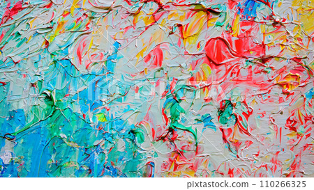 Abstract oil painting close-up Abstract oil painting close-up 110266325