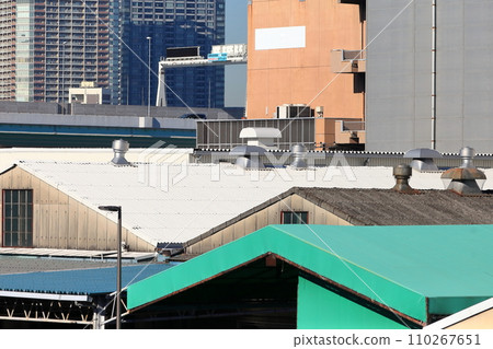 工廠屋頂圖像 110267651