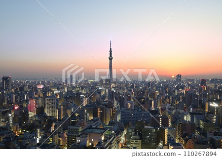 東京晴空塔，東京夜景 110267894