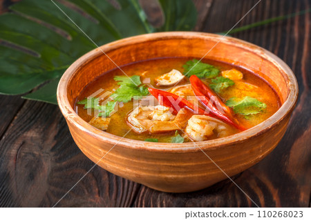 Tom Yum Soup Tom Yum Soup 110268023