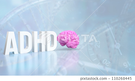 The ADHD for medical or education concept 3d rendering. The ADHD for medical or education concept 3d rendering. 110268445