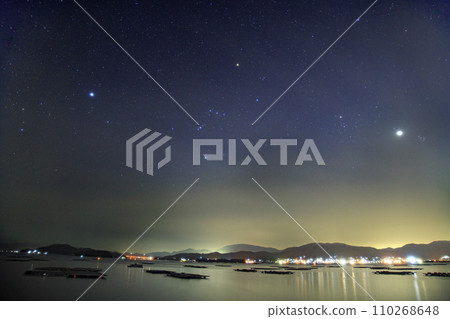 瀨戶內春天的星空:西方天空中的獵戶座 瀨戶內春天的星空:西方天空中的獵戶座 110268648