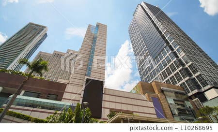 The streets of the skyscrapers of Jakarta, the capital of Indonesia. 110268695