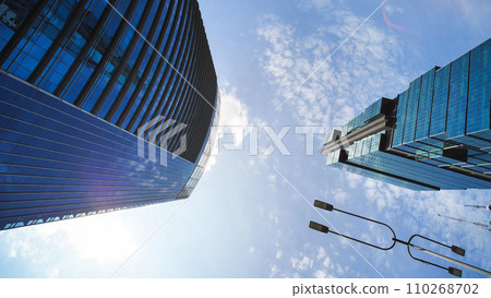 The streets of the skyscrapers of Jakarta, the capital of Indonesia. 110268702