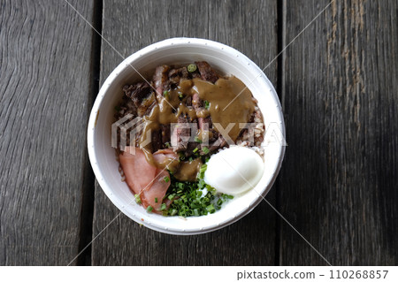 Gyudon Beef Rice Bowl Japanese food 110268857