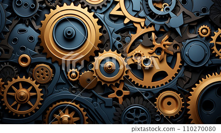 Generative AI, Mechanical Mosaic Generative AI, Mechanical Mosaic 110270080