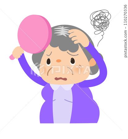 Grandma - white hair Grandma - white hair 110270336