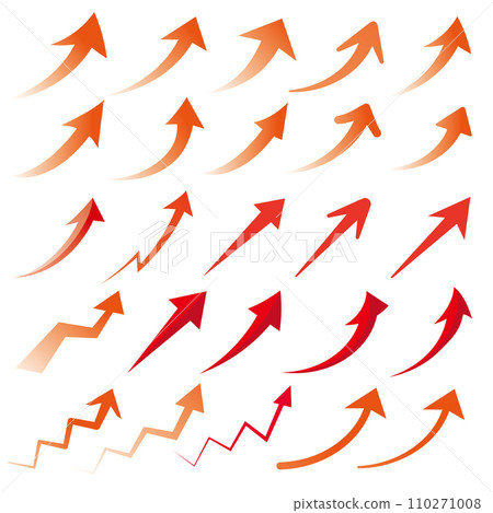 Simple arrow icon illustration set 110271008