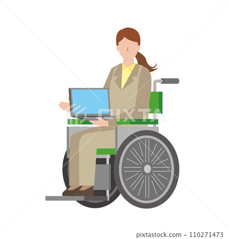 Image illustration of employment of people with disabilities 110271473